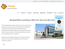 Tablet Screenshot of barbedwiresupplier.com